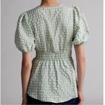 Urban Outfitters Kimchi Blue Amelia Tie-Front
Tunic Blouse Gingham Green Small Photo 5