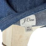 J.Crew ‎ Puff-sleeve Denim Popover Dress Shift Dark Wash Blue Size XL Photo 8