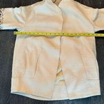 Rebecca Taylor Women's Ivory Sequin Jacket Size 4 Elegant Open Front Photo 7