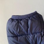 SAVE THE DUCK Navy Daisy Packable Puffer Hoodie Ultra Light Jacket Size Large Blue Photo 9