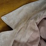 BCBGeneration BCBG Suede Leather Taupe Motorcycle Style Jacket Size Medium Photo 4