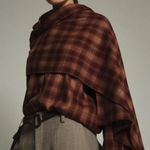 Source Unknown  Plaid Scarf Shirt, Sienna Photo 1