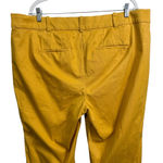 Lane Bryant  The Allie Mustard Yellow Cotton Stretch Pants Size 16 Photo 4