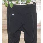 Fabletics Motion365 Ladies Black Hi Rise Leggings Size S 7/8 Crop Sheer Panel Photo 4