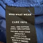 Who What Wear  Blue Eyelet Women's Dress (820) Photo 14