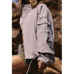Free People Movement Lightweight Utility Jacket Women’s L Gray Lavender Zip Up Purple Size L Photo 10