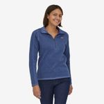 Patagonia  Women's Better Sweater 1/4-Zip‎ Size SMALL Pullover Fleece Jacket Blue Photo 9