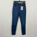 Everlane NWT  Authentic StretchHigh‎ Rise Skinny Jeans Size 23 Blue Wash Denim Photo 3