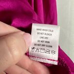 1. State State Hot Pink Satin Long Sleeve Blouse Small Photo 7