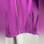 Tangerine  Women Active Mesh Lightweight Breathable Fulll Zip Stretch Jacket SZ M Photo 2