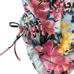 BCBG Paris Large one piece high waisted floral rouged sides strapy back Pink Photo 3