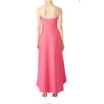 Likely  Pink Crepe Strapless High Low Lovelle Gown Photo 4