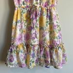 Crystal Doll Floral Flowy Puffed Sleeve Dress Photo 4