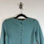 Benedetta B Made‎ In Italy Green Cashmere Wool Blend Sweater Size S Button Back Photo 7