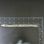 Brighton Retired OP Art Silver Heart Motif Multi-Strand Link Bracelet 40g. Photo 12