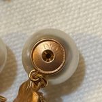 Christian Dior Dior Tribales Earrings Matte Pink-Finish Metal and White Resin Pearls Photo 5