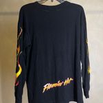 Forever 21  X CHEETOS Flaming Hot Long Sleeve Shirt,Black Flame Sleeves|Size:S Photo 3