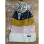 Lulus  Annalise multi color block pom pom beanie Photo 3