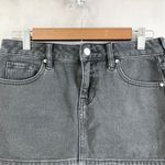 PacSun  Micro Mini Skirt 24 Black Denim Y2K Grunge 2000s Low Rise Street Indie Photo 1