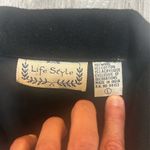 Women’s Life Style Wool Blend Reindeer Vest Size Large Black Photo 3