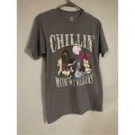 Disneyland Resort Chillin With My Villains Gray Short Sleeve Shirt Small Photo 1