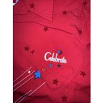 VTG Red Button Down Disney Pooh Tigger Shirt Embroidered Celebrate Stars 22W/24W Photo 4