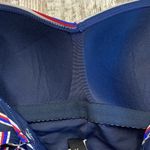 Nip Tuck Swim Blue Red White Striped Twist Front Ruched Tankini Top Size 6 Photo 4