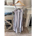 Xirena Atlas Rumer Cotton Striped Maxi Dress Size Medium Blue Photo 2