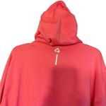 Hanes Urban Buck Cropped Hooded Sweatshirt Women XL Bright Pink Long Sleeved Clubwear Photo 2