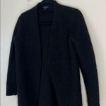 COS  Cardigan Sweater Knit Long Midi Wool‎ Mohair Black Sz XS Photo 2