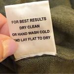 Stitches & Stripes Sweater Beckett Hoodie Olive Green Pullover Thumbholes Small Photo 9