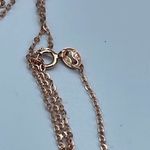 12K rose gold and sterling silver dragonfly necklace Photo 4