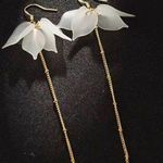 Earrings for women 2024 new popular pearl earrings flower earrings niche design high Photo 2