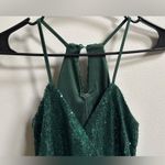 NEW Lulus Hilaria Emerald Green Sequin Bodycon Mini Dress Women’s XS Glitz Glam Photo 7