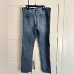 Pilcro  Anthro Slim Boyfriend Jeans Animal Print Side Stripe Distressed Size 28 Photo 3