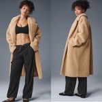 Alo Yoga  oversized Sherpa Trench Coat In Camel Teddy Jacket Size Large Photo 1