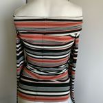 Free People  small cowl neck/ off shoulder striped pullover top Photo 4