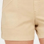 Spanx  Stretch‎ Twill 6” Shorts In Almond Size Medium Photo 0