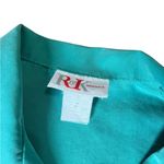 Women's Turquoise casual pant set 1990’s Blue Size 6 Photo 2