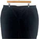 J. Jill Black Pinwale Corduroy Straight Leg Pull On Pants Womens XL Classiccore Photo 1