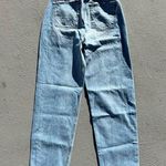 American Eagle Baggy Jean Distressed Light Wash 0 Short Photo 2