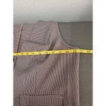 SheIn  Brown Beige Plaid Cropped Vest Adjustable Straps Modern Layering Piece 1X‎ Photo 5