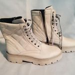 La Canadienne Yasmine Leather Bootie Natural White Size9.s68 Size 9 Photo 2