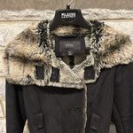 Esprit Espirit Collection faux fur suede button up winter coat size medium Photo 6