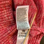 Gap  Pink Marled Y2K Style  V-Neck Sweater S Clean Girl Cozycore 100% Cotton Knit Photo 6