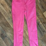 Seven7  Women's Vibrant Pink Straight Leg Jeans Size 4 30 inseam Photo 8