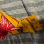 Guess Bright Yellow Floral Bodysuit Photo 3