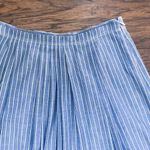 Madewell  • pleated shirtstripe skirt blue chambray nautical preppy Photo 4