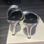 Tony Bianco  Metallic Silver heels size 7 Photo 2