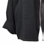 Joan Vass Zip Jacket Pitch Black Size 3 (Women's XL) NEW Photo 12